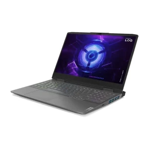 Lenovo LOQ 15IRH8 Gaming Laptop with Intel Core i7, 15.6-inch display, NVIDIA RTX 4060, and sleek grey design.