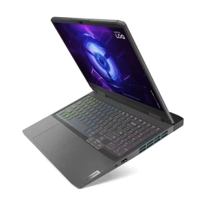 Lenovo LOQ 15IRH8 Gaming Laptop with Intel Core i7, 15.6-inch display, NVIDIA RTX 4060, and sleek grey design.