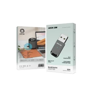 Green Lion Zinc Alloy Shell Bluetooth Adapter – Black