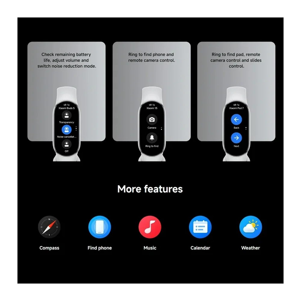Xiaomi Smart Band 10 Glacier – Silver 2 Xiaomi Smart Band 10 Glacier – Silver - Image 2