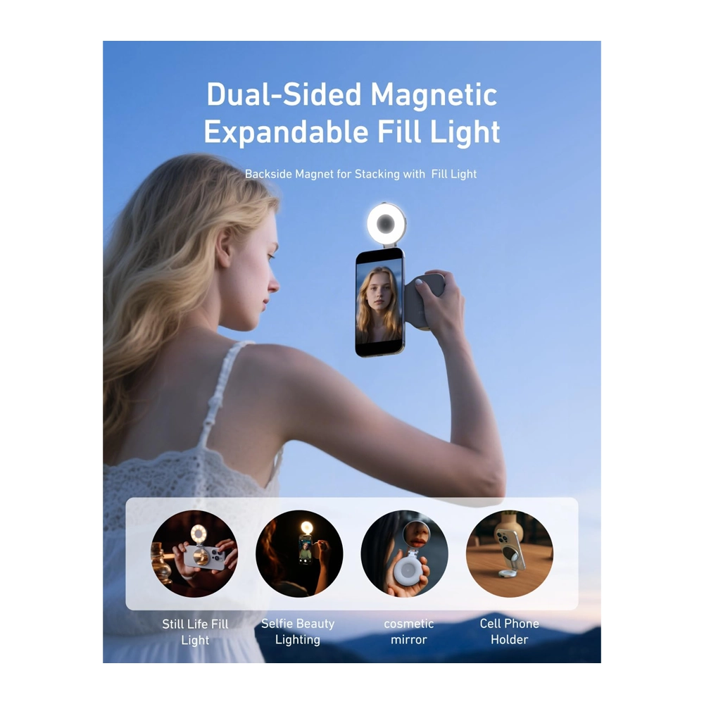 TELESIN Magnetic PhoneCam with Selfie Light Bundle 2 TELESIN Magnetic PhoneCam with Selfie Light Bundle - Image 2