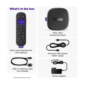 Roku Ultra Ultimate Streaming Player 4K Wi-Fi 6