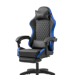 Mars  Gaming Chair Black Line Blue