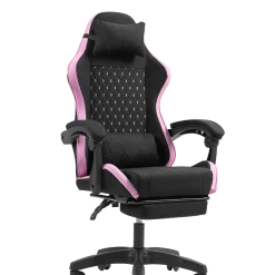 Mars  Gaming Chair Gray Line Pink