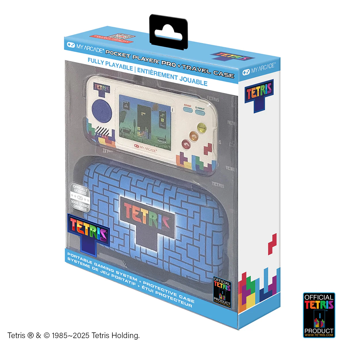 My Arcade Pocket Player Pro Tetris Portable Gaming Systems With Travel Case 2