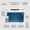 HP Color LaserJet Pro 4203dw Printer, Wireless, duplex, Network, Airprint 6 5hh48a v 3