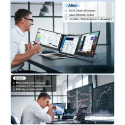 Alternative view of Laptop Screen Extender, 14" FHD