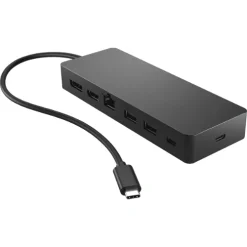 Alternative view of HP Travel USB‑C Multiport Hub 7‑in‑1 | USB‑A, HDMI, VGA, Ethernet, USB‑C PD Charging Adapter