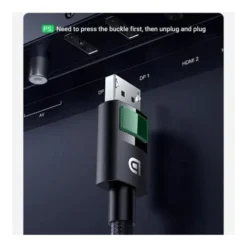 Alternative view of UGREEN DisplayPort 1.4 Cable 2M DP Male to Male Braided