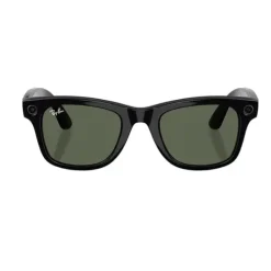 Alternative view of Ray-Ban Meta Gen2 Wayfarer Smart AI Glasses – 12MP Camera, 3K Video, Extended Battery, Shiny Black.