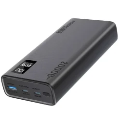 Alternative view of Promate BOLT-20PD Power Bank 20000mAh | 20W Fast Charging, Dual USB-C, Compact Smart Power Bank