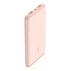 Alternative view of Belkin BoostCharge 10000mAh Power Bank Pink – Portable Charger