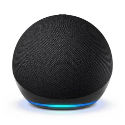 Alternative view of Amazon Echo Dot (5th Gen) Charcoal – Smart Speaker with Alexa