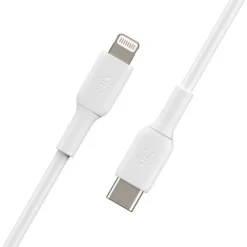 Alternative view of Belkin Boost Charge Lightning to USB‑C Cable 1M – Fast Charging White