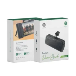 Alternative view of Green Lion Pocket Power Bank 5000mAh PD 20W Lightning Black