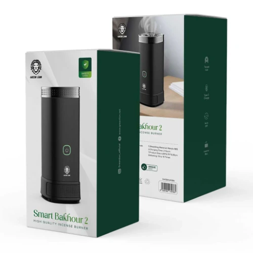 Smart Bakhour Rechargeable Electric Car Incense Burner Green 2 Smart Bakhour Rechargeable Electric Car Incense Burner Green - Image 2