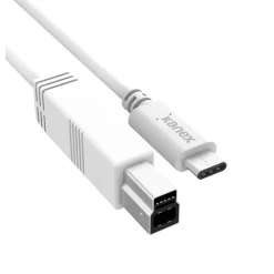 Pacmax 144 Alternative view of Kanex USB‑C to USB‑B 3.0 Cable 1.2m | High-Speed Data Transfer, Durable, White