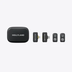 Alternative view of Hollyland Lark A1 Wireless Microphone Combo USB‑C – Dual Clip-On Mic System