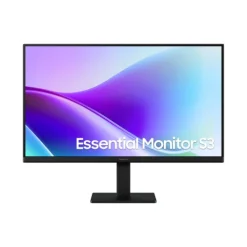 Alternative view of Samsung Essential S3 S32GF 24″ Monitor (LS24F320GAMXUE) | FHD IPS, 120Hz, 5ms, HDMI & VGA, VESA Mount, Black