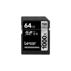 Alternative view of Lexar Professional 1000x SD Card 64GB 2‑Pack | UHS‑II High-Speed Memory Card, 150MB/s, Dual Pack