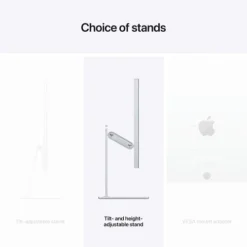 Alternative view of Apple Studio Display 27″ 5K Retina | Standard Glass, Tilt & Height Adjustable Stand, P3 Color, Built‑in Camera & Speakers