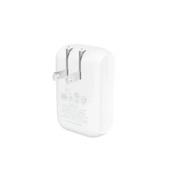 Alternative view of Belkin BOOST CHARGE Dual Wall Charger 42W | USB‑C & USB‑A Fast Charging Adapter, Compact Design