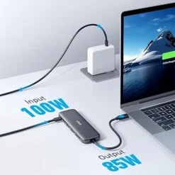 Alternative view of Anker 332 USB-C Hub (5-in-1) - Compact Multi-Port Adapter