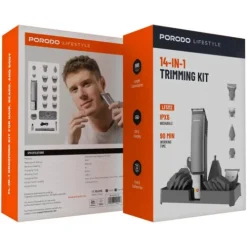 Alternative view of Porodo Lifestyle 14-IN-1 Trimming Kit