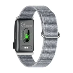 Porodo Trackfit Pro Smart Bracelet Fitness Tracker with Display APP, Silver