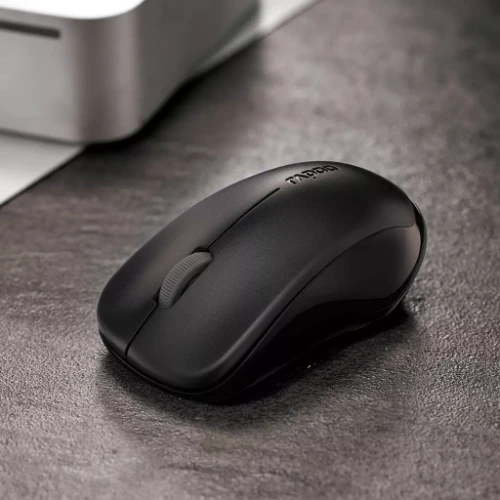 Rapoo 1620 Wireless Optical Mouse (1000 DPI, Ambidextrous, Black) 1 Rapoo 1620 Wireless Mouse