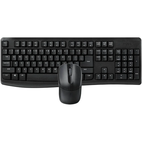 Rapoo X1800Pro Wireless Optical Mouse & Keyboard Combo (Arabic/English, Black) 1 Rapoo X1800Pro Wireless Optical Mouse & Keyboard Combo (Arabic/English, Black)