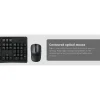 Rapoo X1800Pro Wireless Optical Mouse & Keyboard Combo (Arabic/English, Black) 5 12002 3