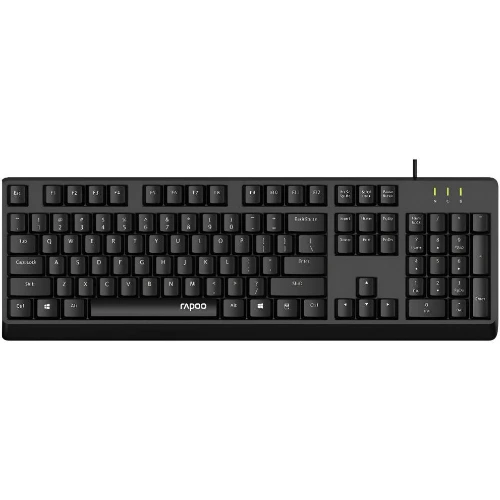 Rapoo NK1900 Wired USB Keyboard (Arabic/English, Spill-Resistant, Black) 1 Rapoo NK1900 Wired Keyboard