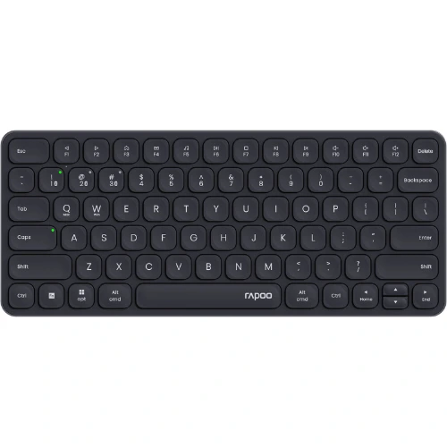 Rapoo E9050L Multi-Mode Ultra-Slim Wireless Keyboard (Arabic/English, Rechargeable, Dark) 1 Rapoo E9050L Wireless Keyboard