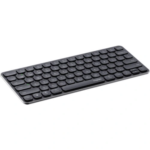 Rapoo E9050L Multi-Mode Ultra-Slim Wireless Keyboard (Arabic/English, Rechargeable, Dark) 3 Rapoo E9050L Multi-Mode Ultra-Slim Wireless Keyboard (Arabic/English, Rechargeable, Dark) - Image 3