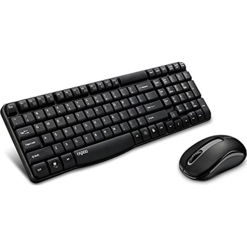 Rapoo X1800S Wireless Multimedia Keyboard & Optical Mouse Combo (Arabic/English) 2 Rapoo X1800S Wireless Multimedia Keyboard & Optical Mouse Combo (Arabic/English) - Image 2