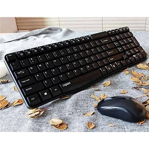 Rapoo X1800S Wireless Multimedia Keyboard & Optical Mouse Combo (Arabic/English) 1 Rapoo X1800S Wireless Multimedia Keyboard & Optical Mouse Combo (Arabic/English)