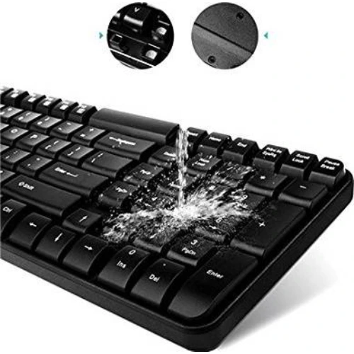 Rapoo X1800S Wireless Multimedia Keyboard & Optical Mouse Combo (Arabic/English) 3 Rapoo X1800S Wireless Multimedia Keyboard & Optical Mouse Combo (Arabic/English) - Image 3