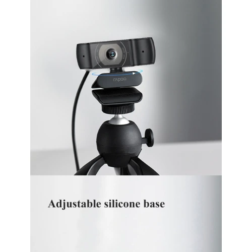 Rapoo C200 720P HD USB Computer Camera with Built-in Microphone (Black) 4 Rapoo C200 720P HD USB Computer Camera with Built-in Microphone (Black) - Image 4