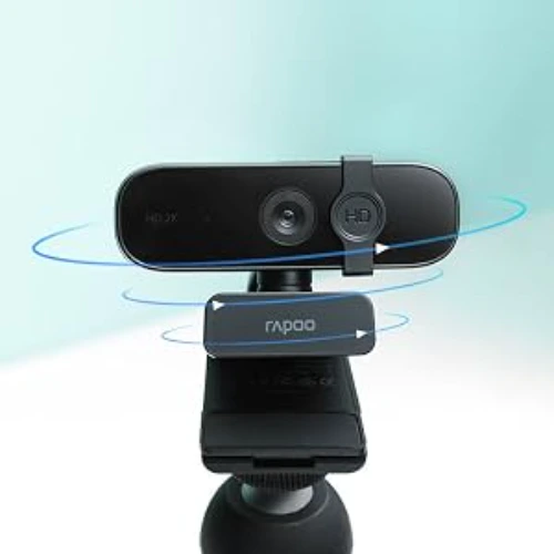 Rapoo C280 2K HD Webcam with Built-in Microphone and Privacy Cover (Black) 4 Rapoo C280 2K HD Webcam with Built-in Microphone and Privacy Cover (Black) - Image 4