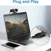 Rapoo C280 2K HD Webcam with Built-in Microphone and Privacy Cover (Black) 7 19990 5