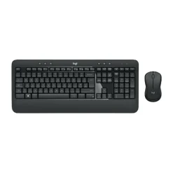Logitech MK540 Advanced Wireless Keyboard and Mouse Combo (EN/AR, Palm Rest, Media Keys)