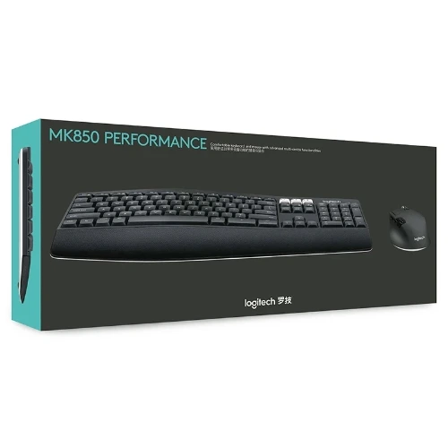 Logitech MK850 Wireless/Bluetooth Keyboard & Mouse Combo (EN/AR, 8-Button Mouse) 2 Logitech MK850 Wireless/Bluetooth Keyboard & Mouse Combo (EN/AR, 8-Button Mouse) - Image 2