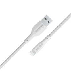 Alternative view of Promate High Tensile Strength data & charge cable for apple device Length 1M