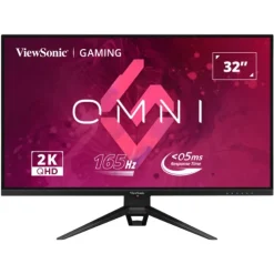 Alternative view of ViewSonic, 32", VX3219-2K-PRO Gaming Monitor, Flat, Black, IPS Technology, 0.43ms Response time,  Resolution:2540x1440, 165Hz, Contrast Ratio 1200:1, VESA mount 100x 100mm, Tilt,  Blue Light Filter, HDR10, 2 HDMI, 1 Audio Out, 1 Display Port,  3 Year Warranty